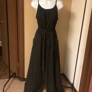 Black and Metallic gold/bronze Jumpsuit
